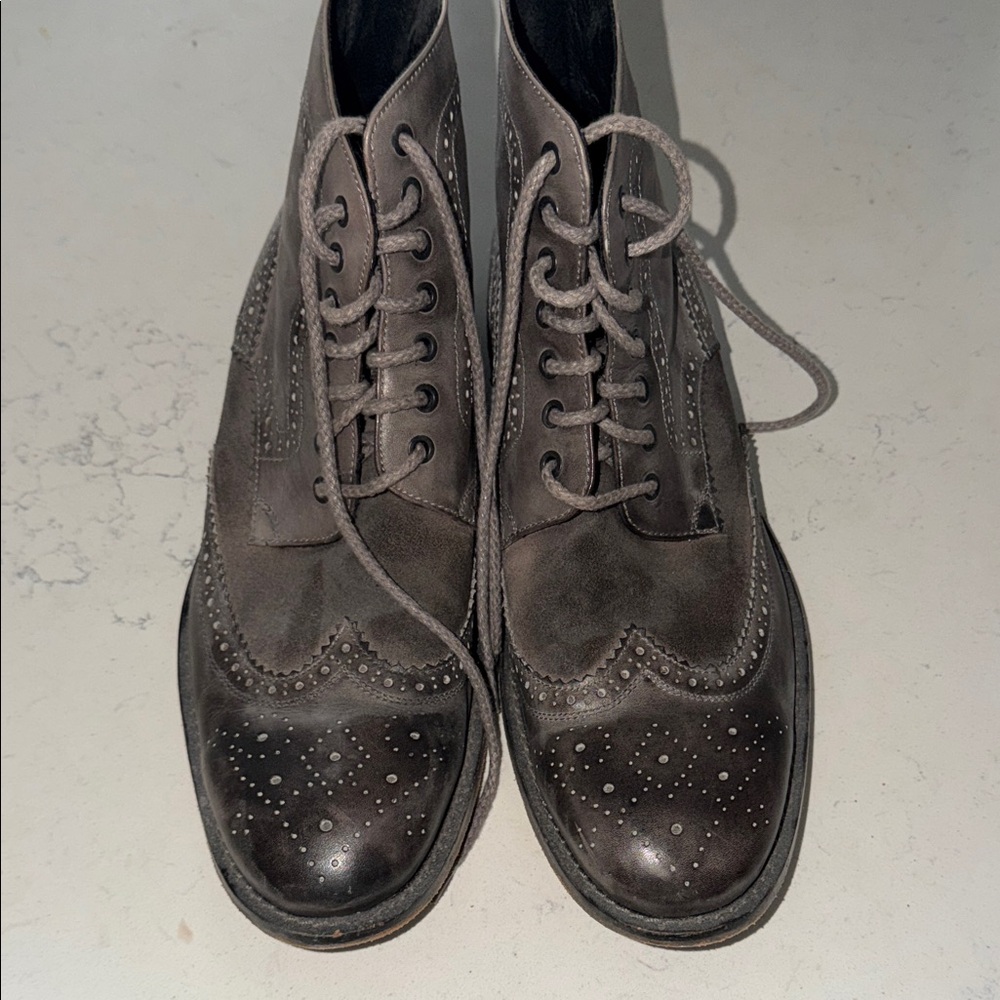 Kenneth Cole New York Men's Brogue Boots - Brown